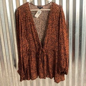 Torrid Tie Front Top